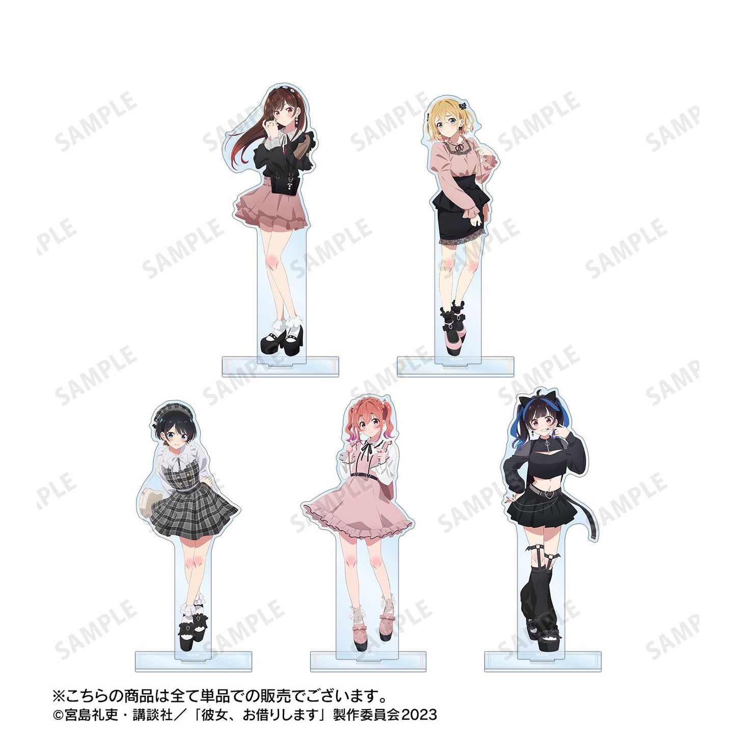 《租借女友》_描き下ろし 七海麻美 可愛時尚版 BIG亞克力立牌