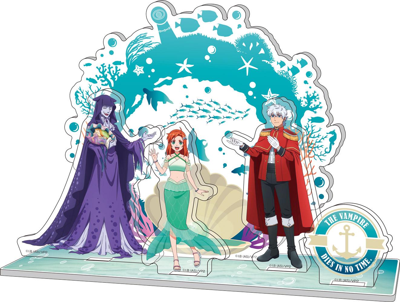 《吸血鬼即將死亡》2_描繪下來的亞克力立體場景【人魚公主版】