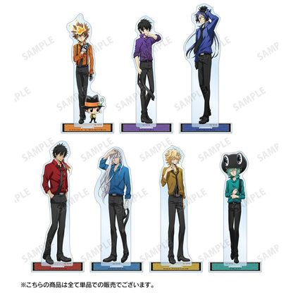 《家庭教師HITMAN REBORN!》_ 新繪插畫 沢田綱吉&里包恩 彩色襯衫ver. 大號亞克力立牌