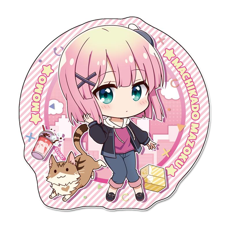 《街角魔族》2丁目 迷你巧克力貼紙【桃色】