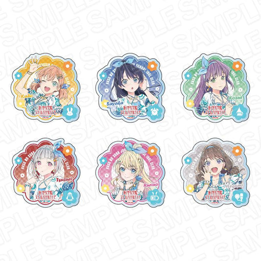 《Love Live! 清水河女學院校園偶像社_亞克力徽章 夏日絢爛 ver【附OPP袋／6個裝】【全套禮盒】》
