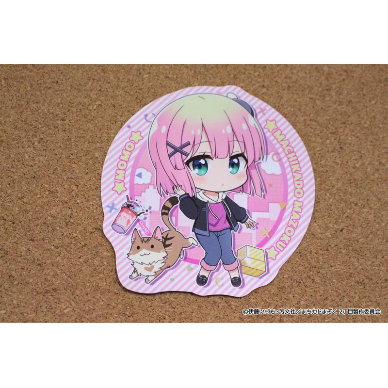 《街角魔族》2丁目 迷你巧克力貼紙【桃色】