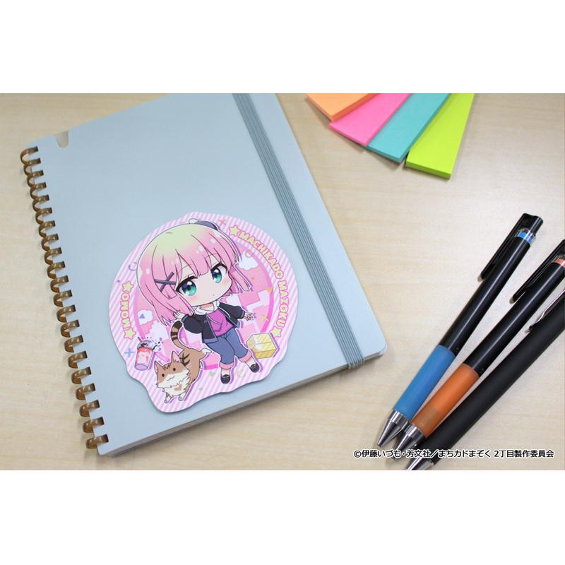 《街角魔族》2丁目 迷你巧克力貼紙【桃色】