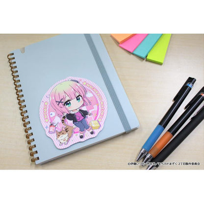 《街角魔族》2丁目 迷你巧克力貼紙【桃色】