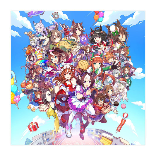 《賽馬娘》_方形靠墊／熱血混亂大感恩祭！