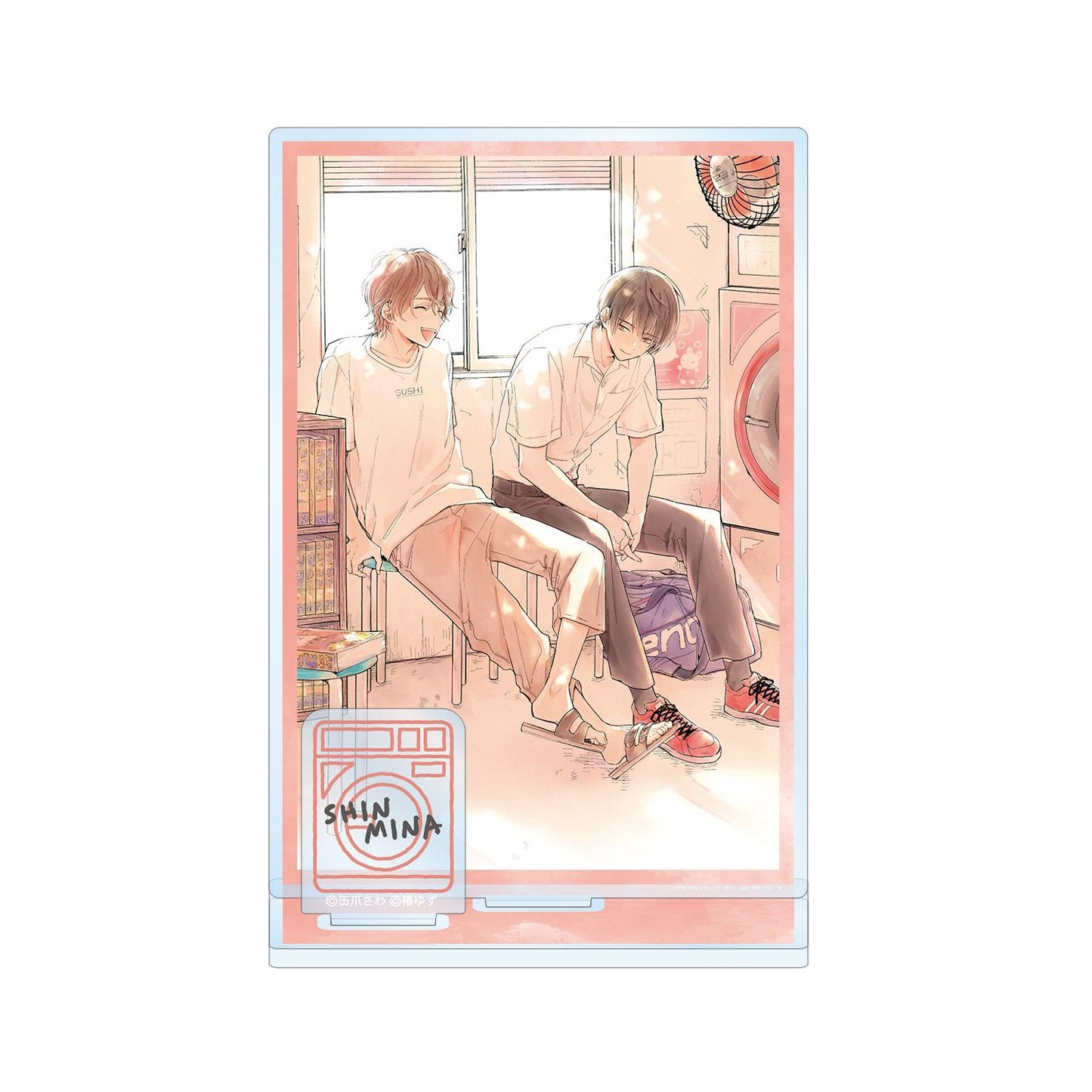 《歡迎光臨自助洗衣店》第1卷封面 帶零件的大號亞克力展示架