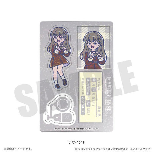《Love Live! 清水河女學院校園偶像社》莉妲波波 閃閃發光貼紙F 藤島 慈