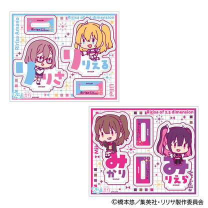 _名字貼紙亞克力支架 Vol.1 A：天野莉莉薩＆莉莉艾爾 天使空降隊/莉莉薩