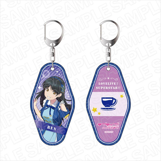 《Love Live! Superstar!!》雙面房間鑰匙扣 葉月 戀 星之花束版