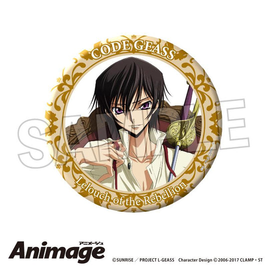 《反叛的魯路修》Animage 閃閃發光罐徽章 大 E