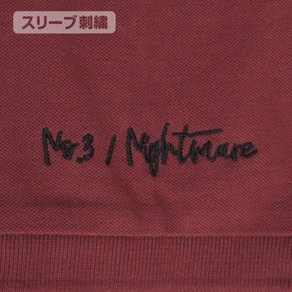 《約會大作戰》第四季_L號_時崎狂三 剪影刺繡Polo衫/酒紅色-