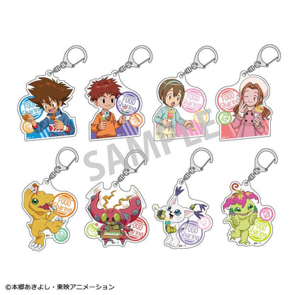 《數碼寶貝大冒險》交易亞克力鑰匙扣vol.1 食物分隔【整盒】