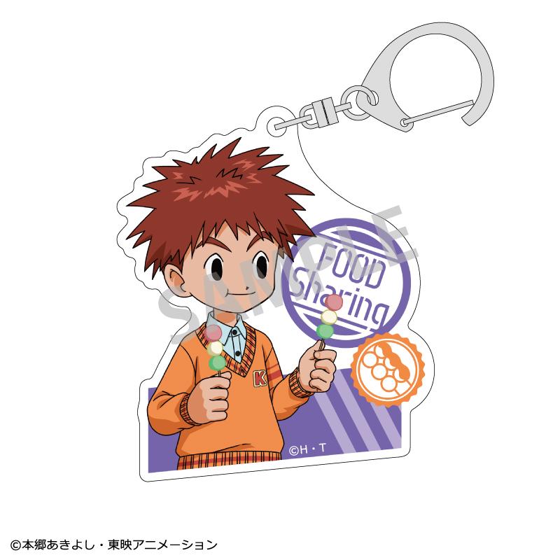 《數碼寶貝大冒險》交易亞克力鑰匙扣vol.1 食物分隔【整盒】