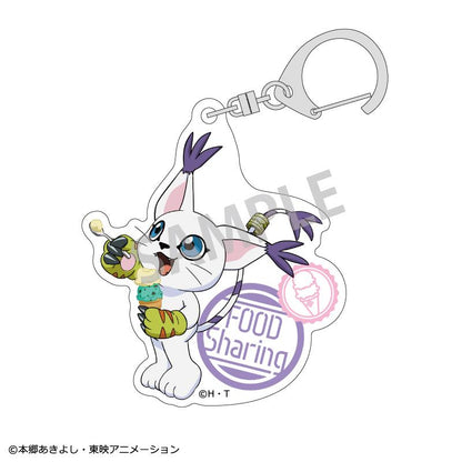 《數碼寶貝大冒險》交易亞克力鑰匙扣vol.1 食物分隔【整盒】