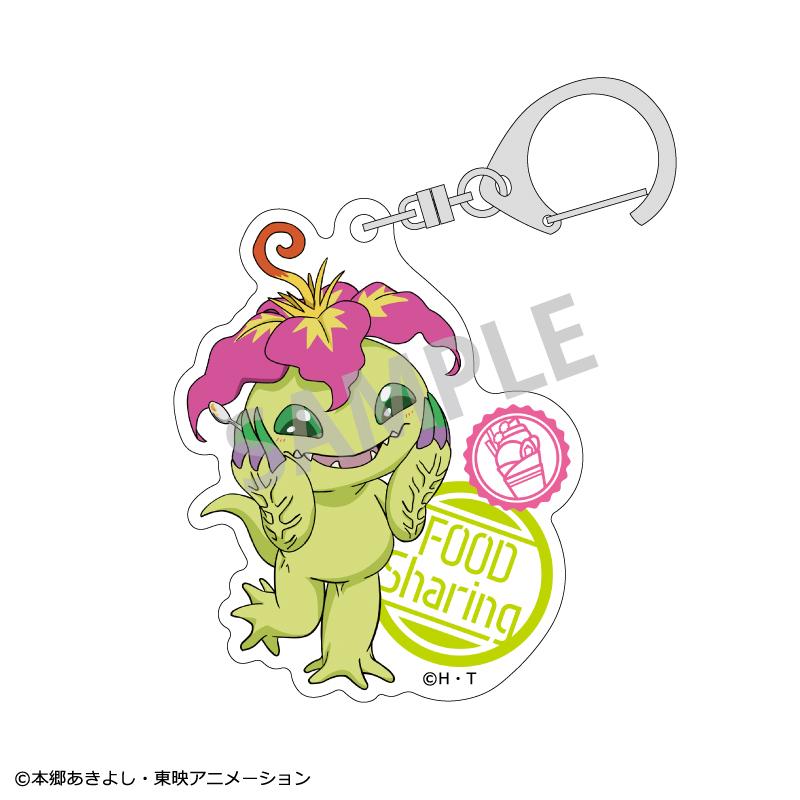 《數碼寶貝大冒險》交易亞克力鑰匙扣vol.1 食物分隔【整盒】