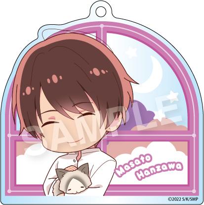 《佐佐木與宮野》 章魚貓 亞克力掛鏈 1個