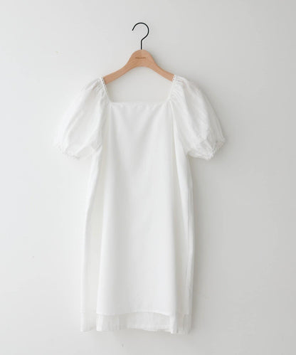 Discoat umm. 多比織點短袖迷你連衣裙