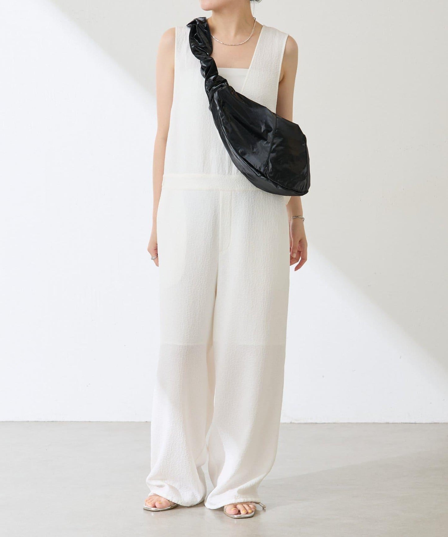 【PAPILLONNER/蝴蝶】褶皺設計圓形包