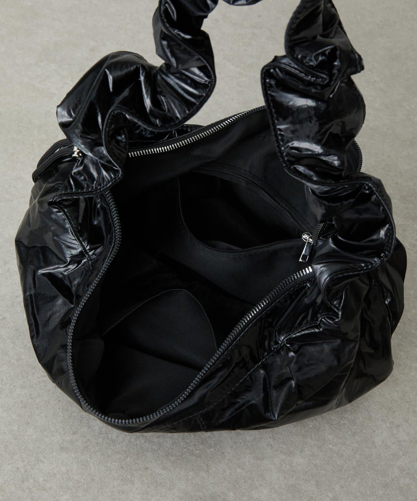 【PAPILLONNER/蝴蝶】褶皺設計圓形包