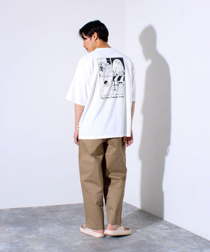 【FREDYMAC/弗雷迪麥克】密度天竺 中年男士刺繡&漫畫T恤