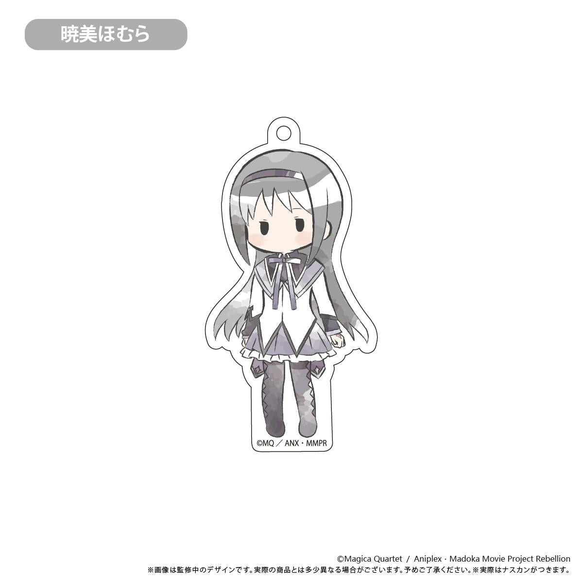劇場版 《魔法少女小圓》[新編]叛逆的故事_復古風亞克力鑰匙扣 【全套裝盒/6個裝】