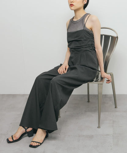 露背吊帶連體褲