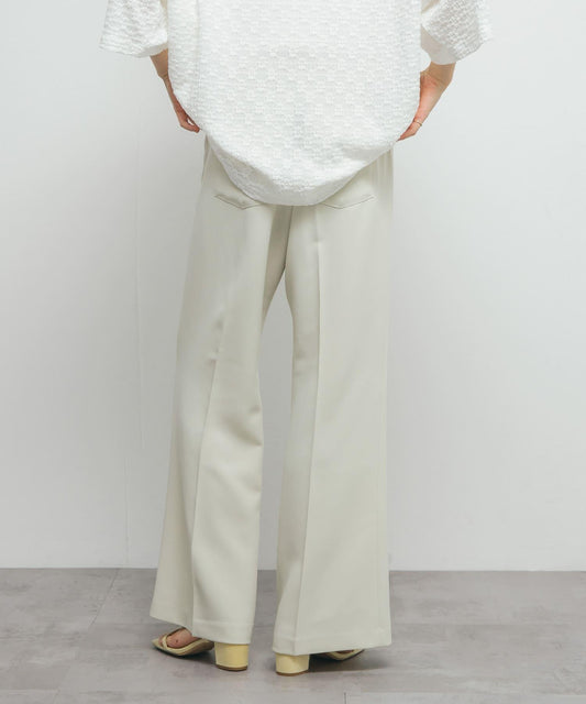 2尺碼可選修身喇叭褲