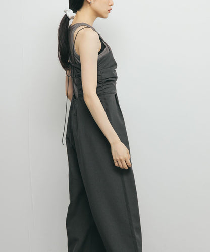 露背吊帶連體褲