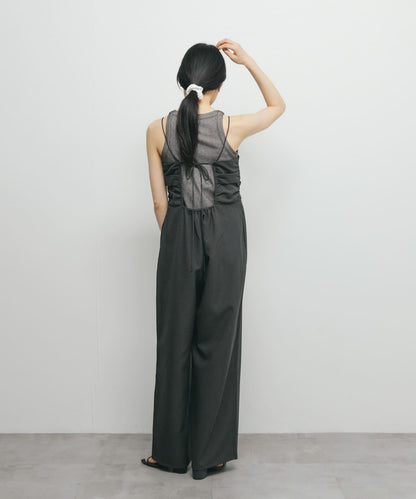 露背吊帶連體褲