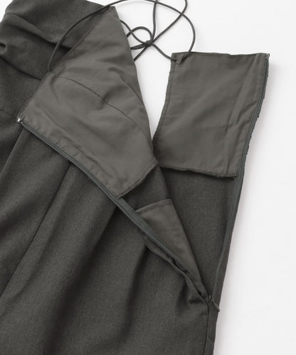 露背吊帶連體褲