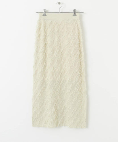 流蘇針織半身裙