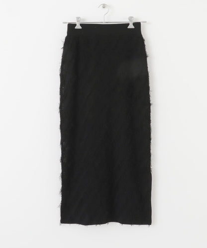 流蘇針織半身裙