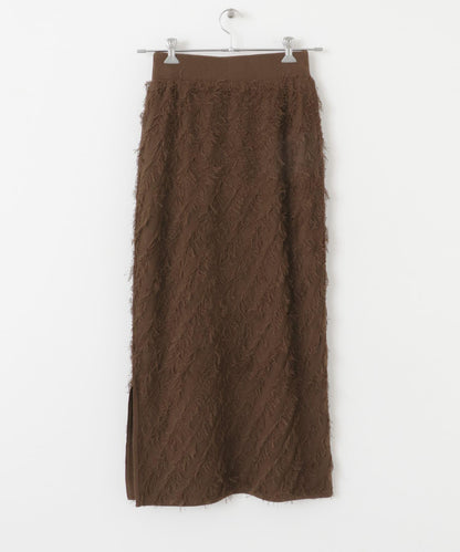 流蘇針織半身裙