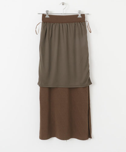 流蘇針織半身裙