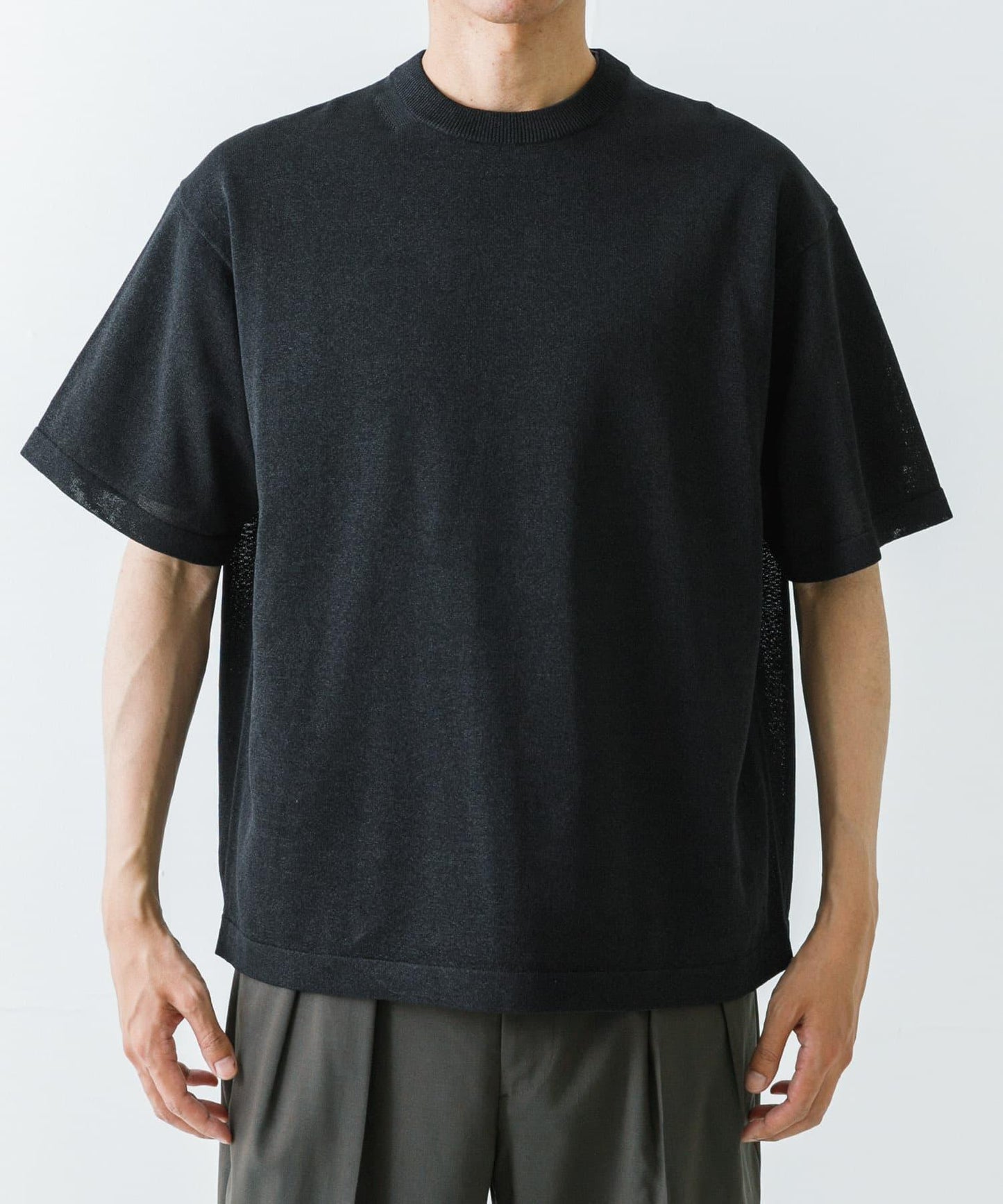 聯名款 crepuscule×UR Washi Knit Short-Sleeve T-shirts T恤