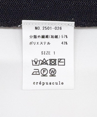 聯名款 crepuscule×UR Washi Knit Short-Sleeve T-shirts T恤