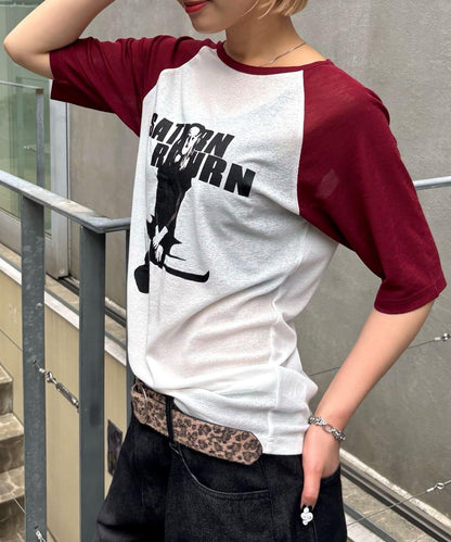 WHO'S WHO gallery Charlotte薄紗插肩五分袖T恤