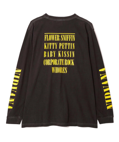 NIRVANA/涅槃/微笑長袖T恤/合作款T-shirt