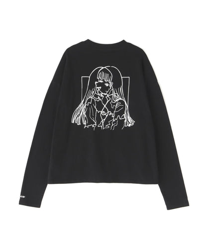 gibous×LHP/吉博斯×LHP/Twins女孩長款T恤/合作長袖T恤