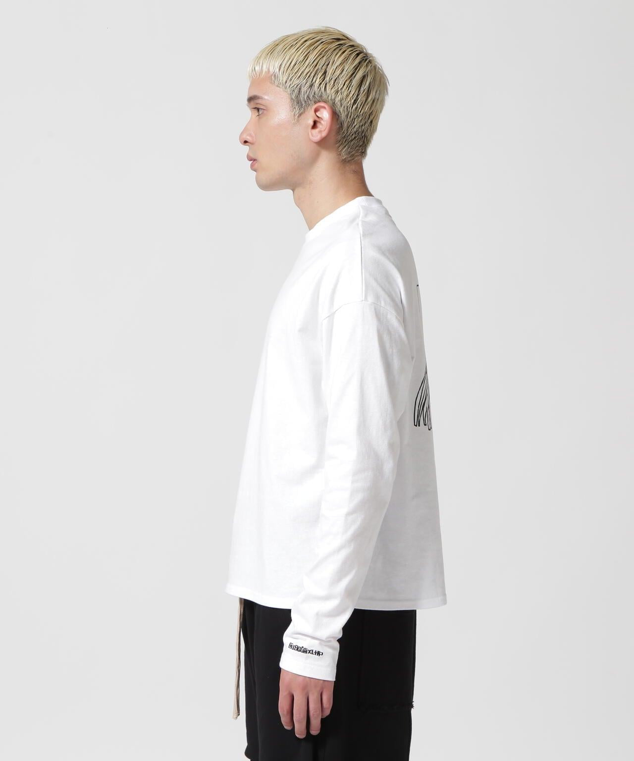 gibous×LHP/吉博斯×LHP/Twins女孩長款T恤/合作長袖T恤