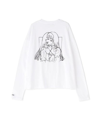 gibous×LHP/吉博斯×LHP/Twins女孩長款T恤/合作長袖T恤