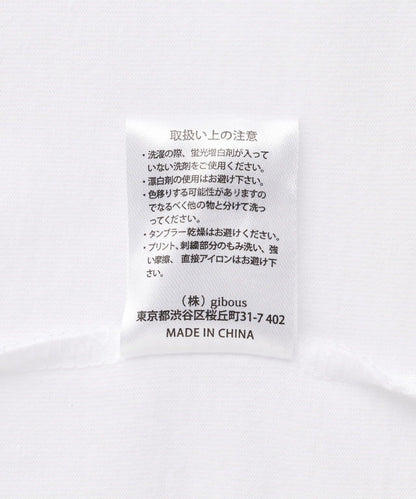 gibous×LHP/吉博斯×LHP/Twins女孩長款T恤/合作長袖T恤