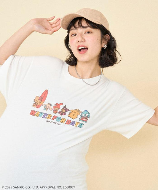 三麗鷗《Hello Kitty》夏季卡通人物T恤