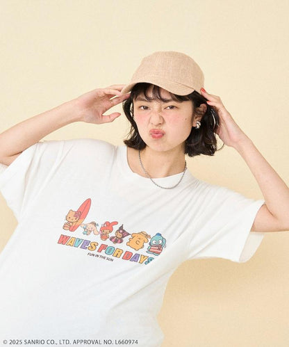 三麗鷗《Hello Kitty》夏季卡通人物T恤