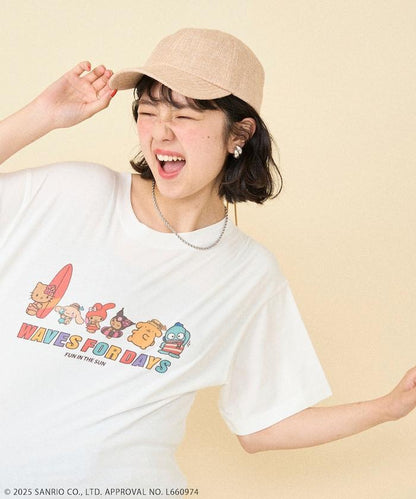三麗鷗《Hello Kitty》夏季卡通人物T恤