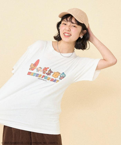 三麗鷗《Hello Kitty》夏季卡通人物T恤
