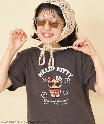 SANRIO 'HELLO KITTY' 夏季 沙灘T恤