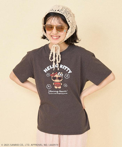 SANRIO 'HELLO KITTY' 夏季 沙灘T恤