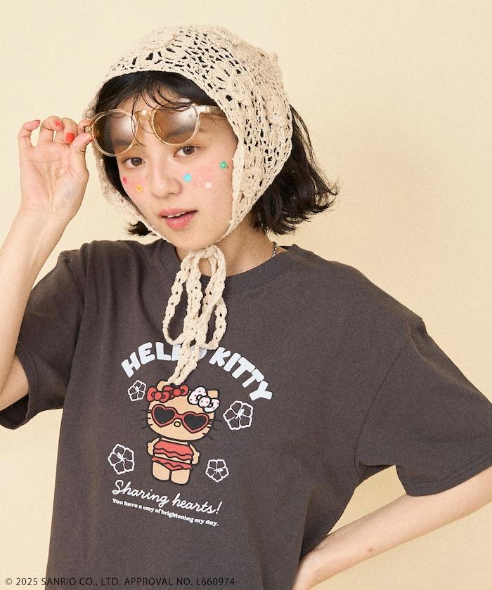 SANRIO 'HELLO KITTY' 夏季 沙灘T恤