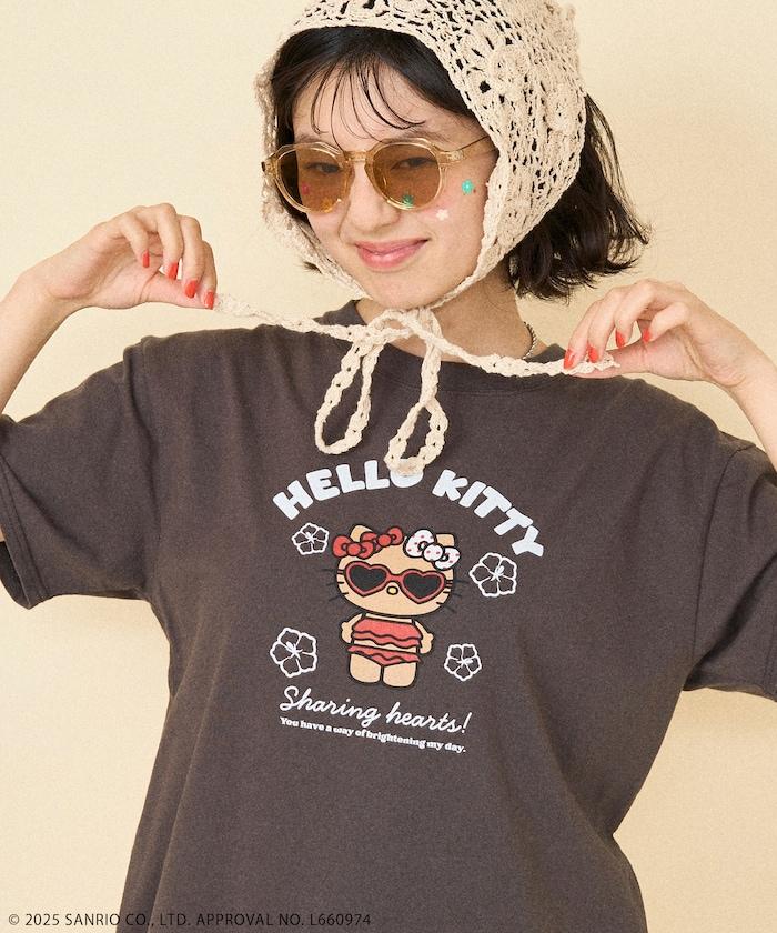 SANRIO 'HELLO KITTY' 夏季 沙灘T恤